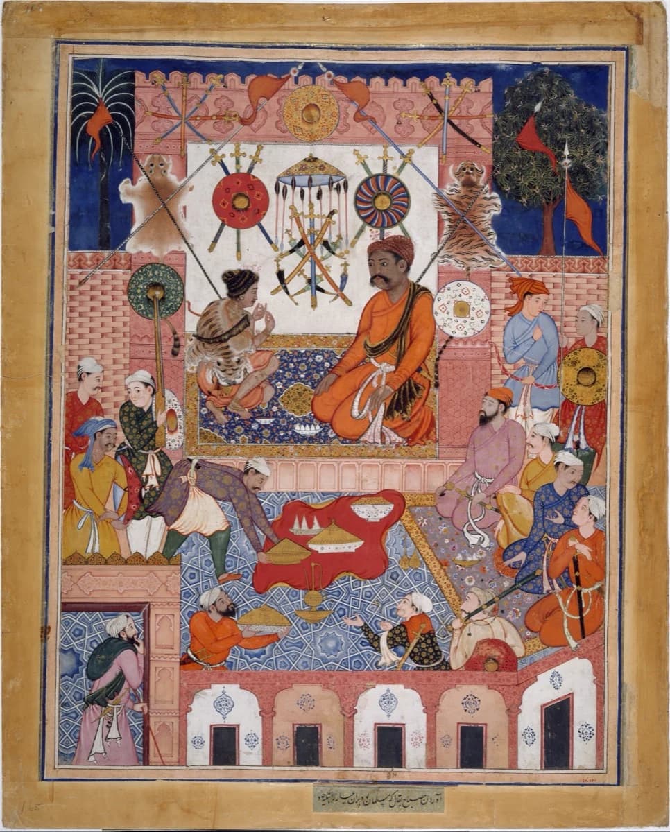 Mughal painting: a short history of the imperial kitabkhana — example work