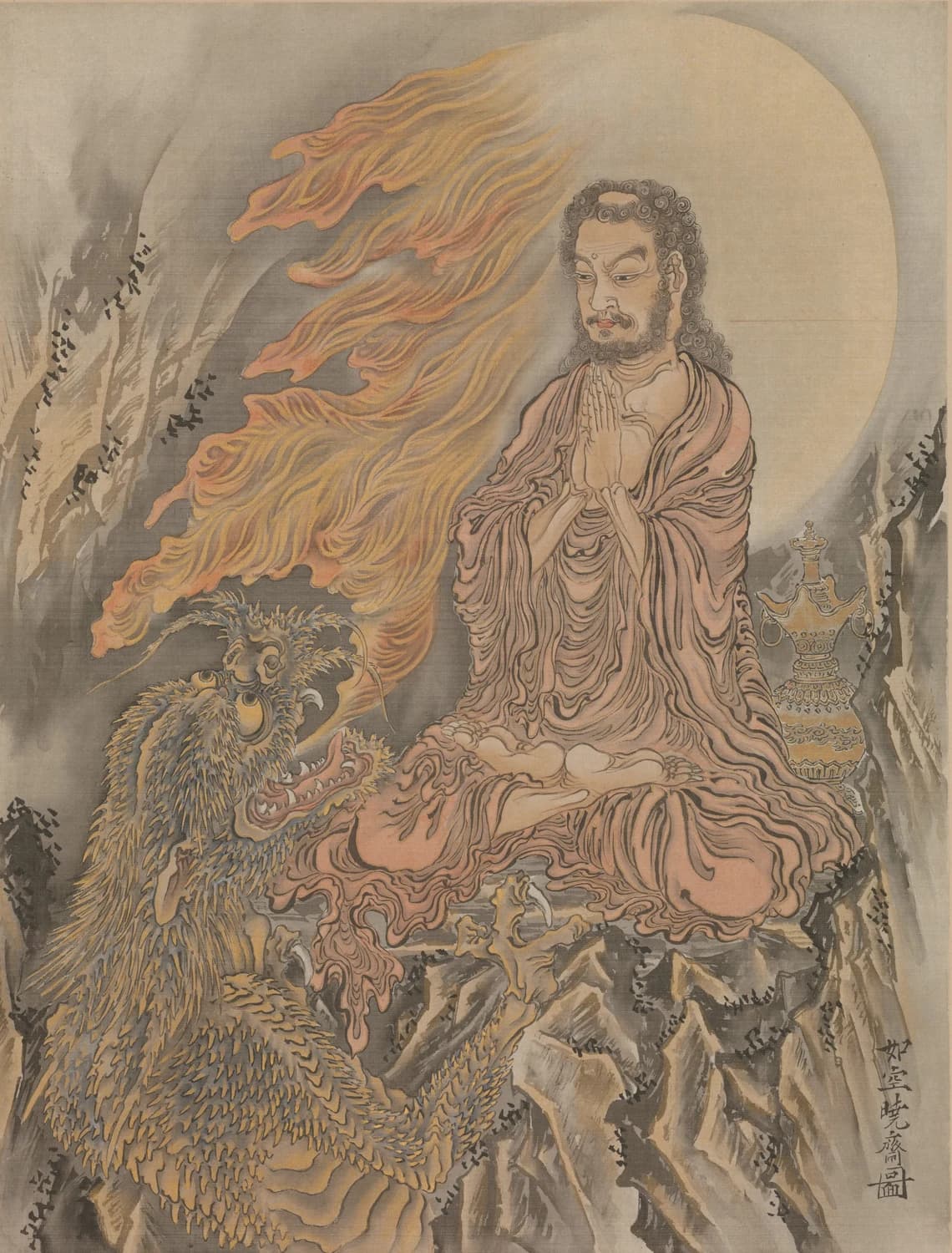Ink as weather: the atmospheric brush of China and Japan — example work