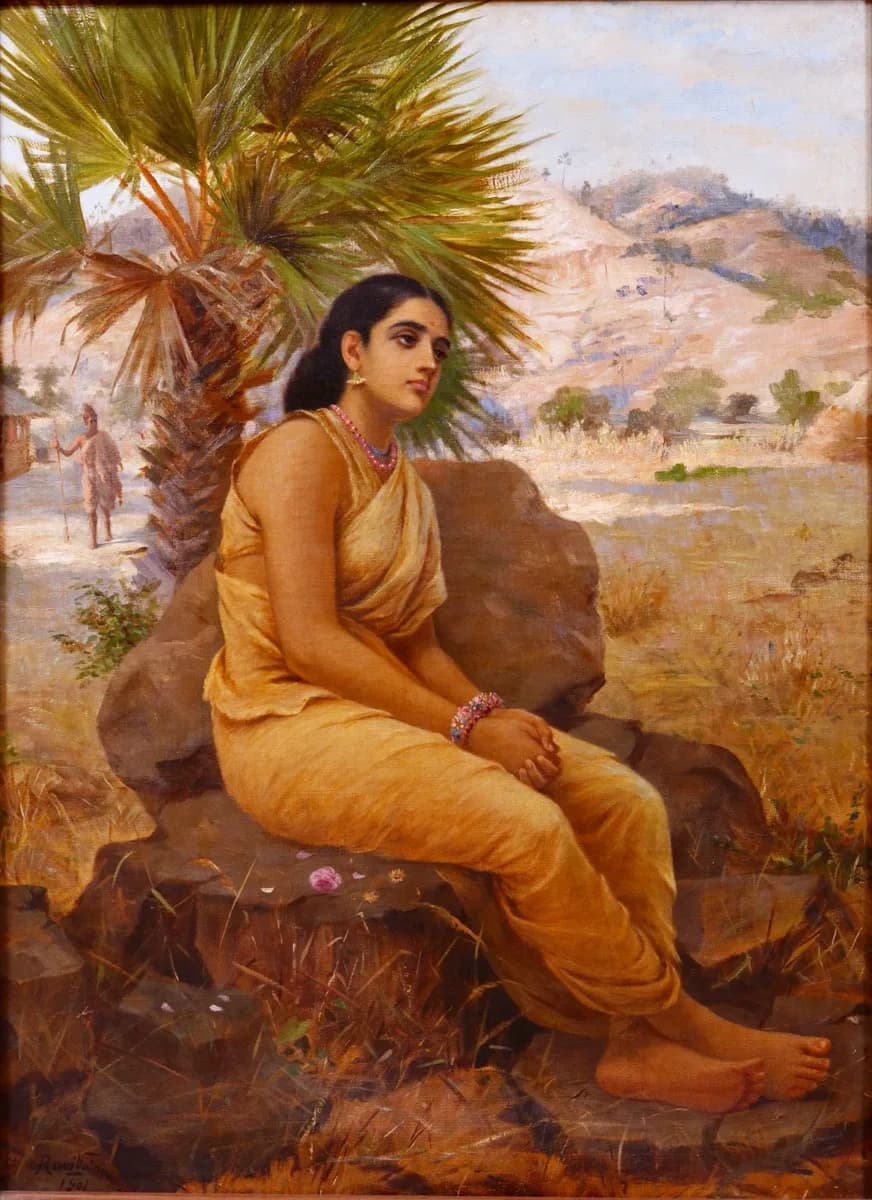 Raja Ravi Varma and the oleograph: the Indian epic in oil — example work