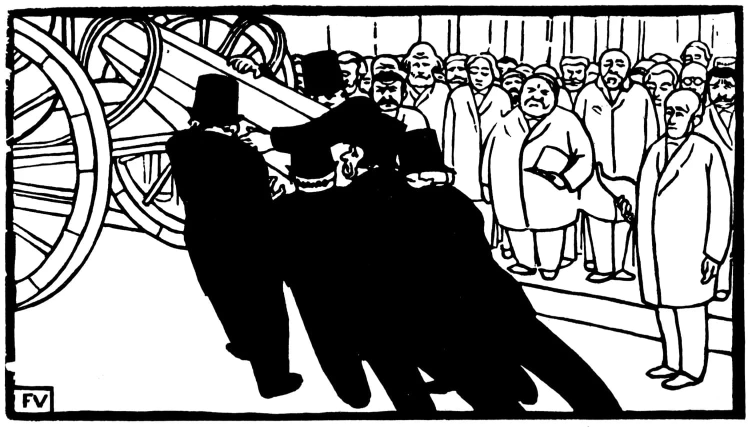 The bitonal woodcut: how the 1890s reinvented black and white — example work